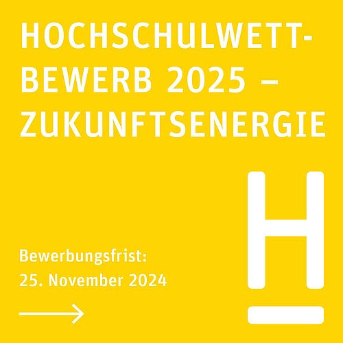 💡 Du hast eine kreative Idee für die Zukunftsenergie? 

Beim Hochschulwettbewerb im Wissenschaftsjahr 2025 -...